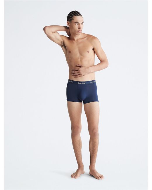 Calvin Klein Blue Ultra-Soft Modern Trunk for men