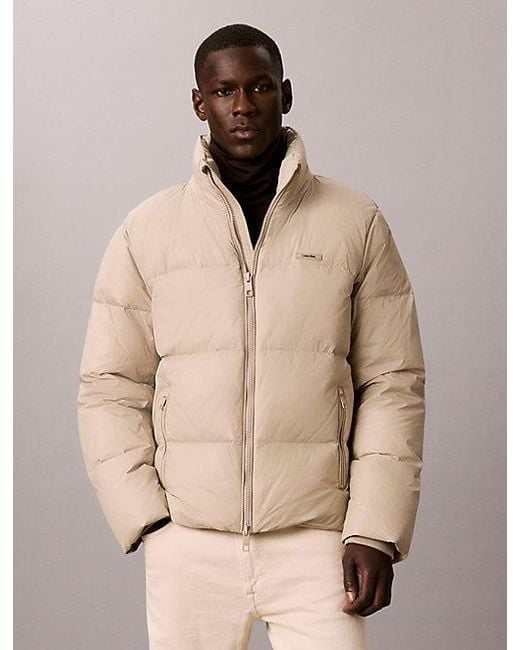 Calvin Klein Natural Down Puffer Jacket for men
