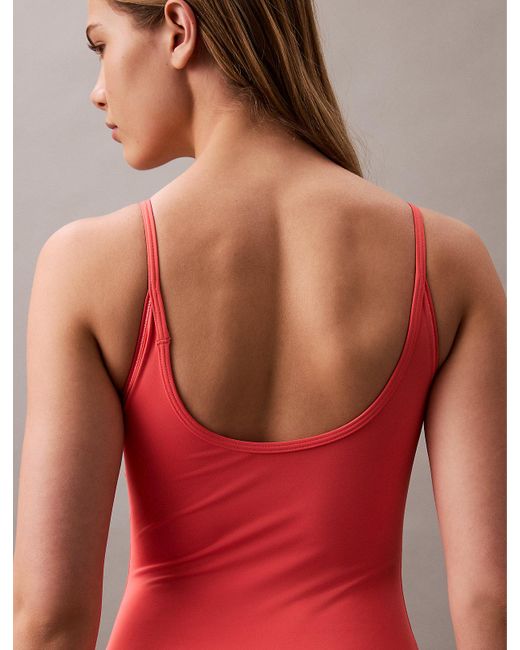 Calvin Klein Red Swimsuit