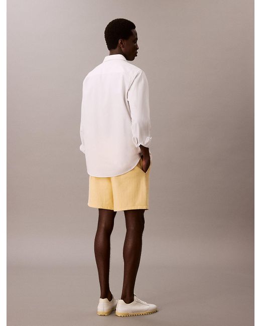 Short De Jogging En Tissu Éponge De Coton Calvin Klein pour homme en coloris Natural