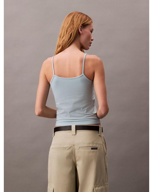 Calvin Klein Multicolor Slim Monogram Cami Top