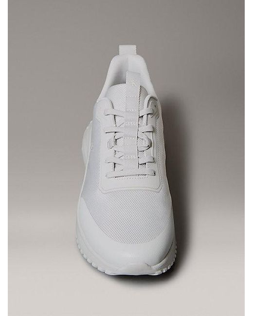Calvin Klein Metallic Jeans Breathable Mesh Ultralight Trainers for men