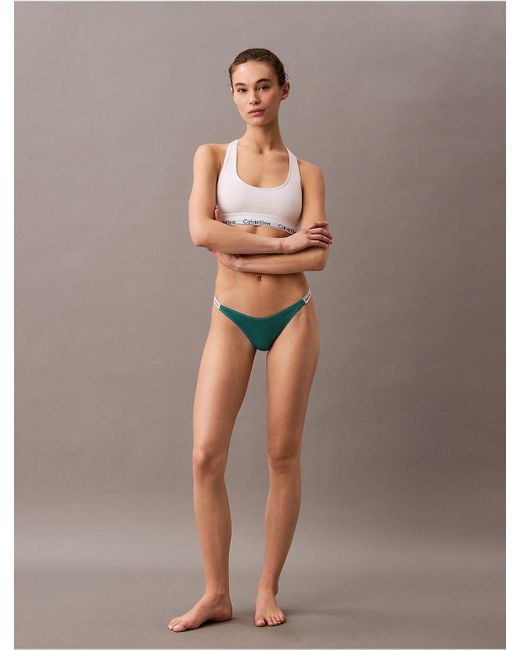 Calvin Klein Multicolor Modern Logo Dipped String Thong