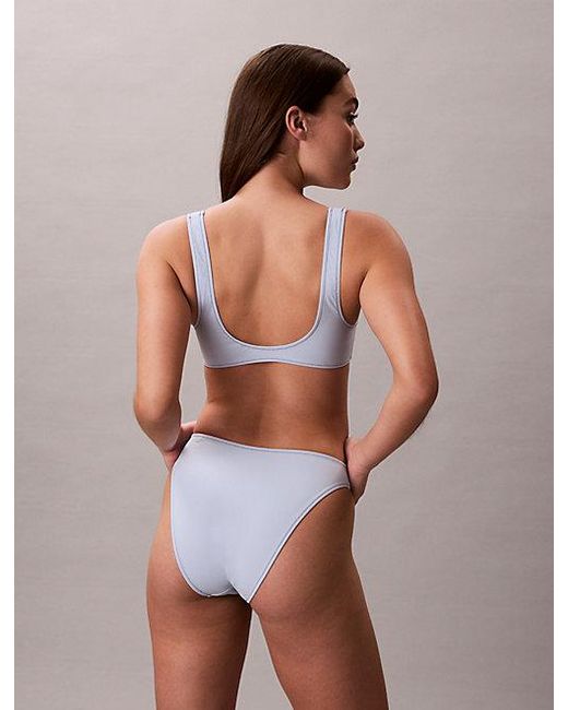 Calvin Klein Bralette Bikinitop in het Multicolor