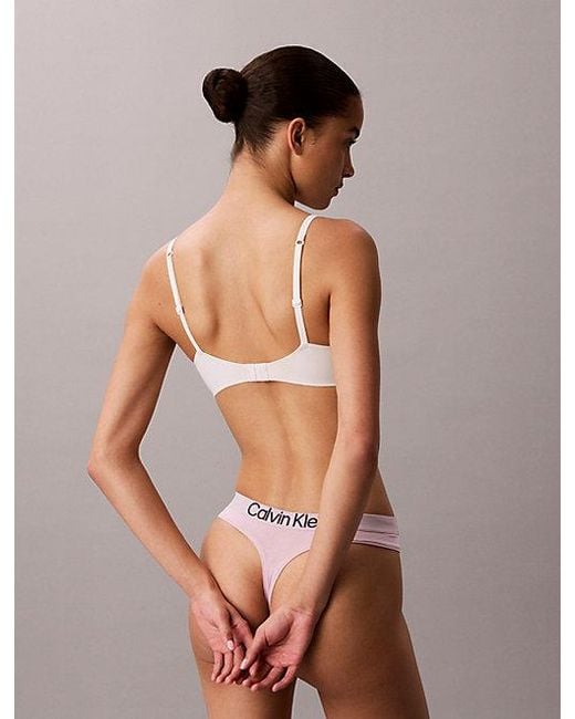 Calvin Klein Natural Thong Maximum Cotton
