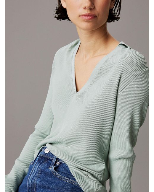 Calvin klein v neck jumper 2025