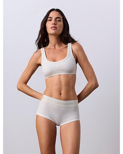 Calvin Klein White Jung Kook For Boy Short