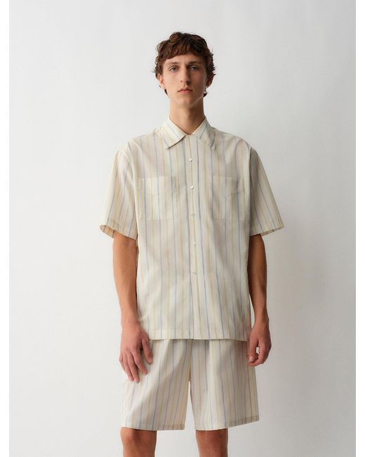 Camicia Button-Down Nathaniel di Calvin Klein in White da Uomo