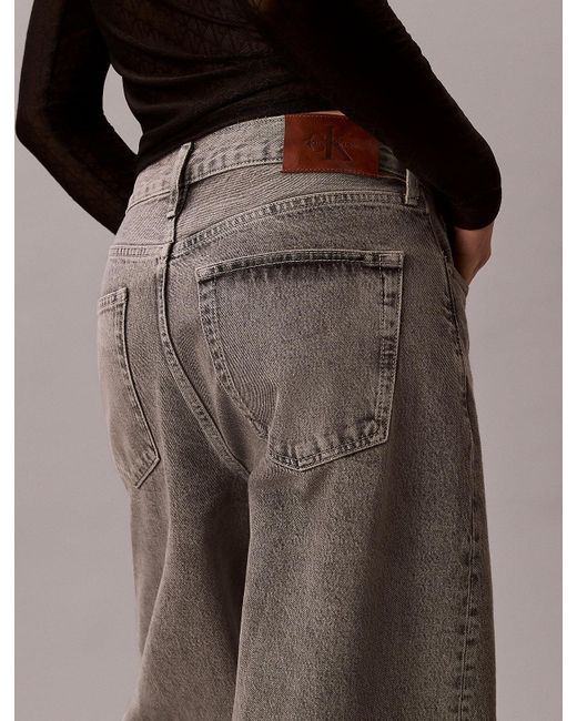Calvin Klein Brown Wide Leg Jeans