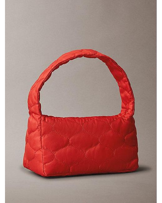 Calvin Klein Red Jeans Shoulder Bag
