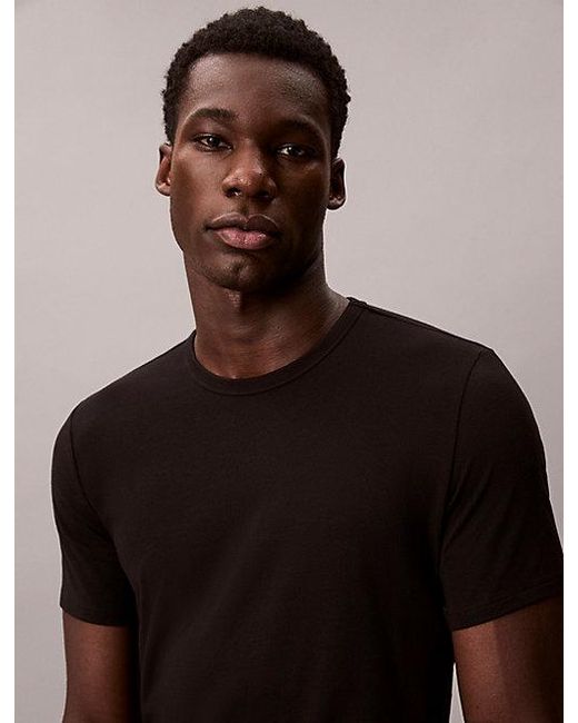 Calvin Klein Blue 3 Pack Slim T-Shirts for men