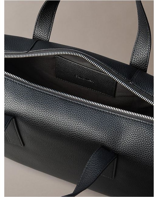 Calvin Klein Gray All Day Commuter Briefcase for men