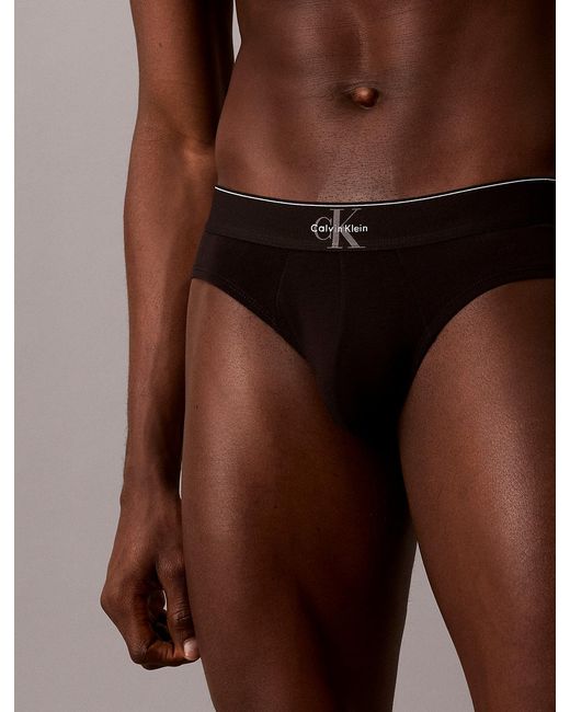 Calvin Klein Black 3 Pack Briefs for men