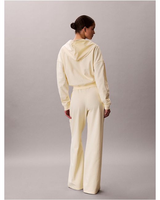 Calvin Klein Natural Logo Cotton Jersey Sleep Pant