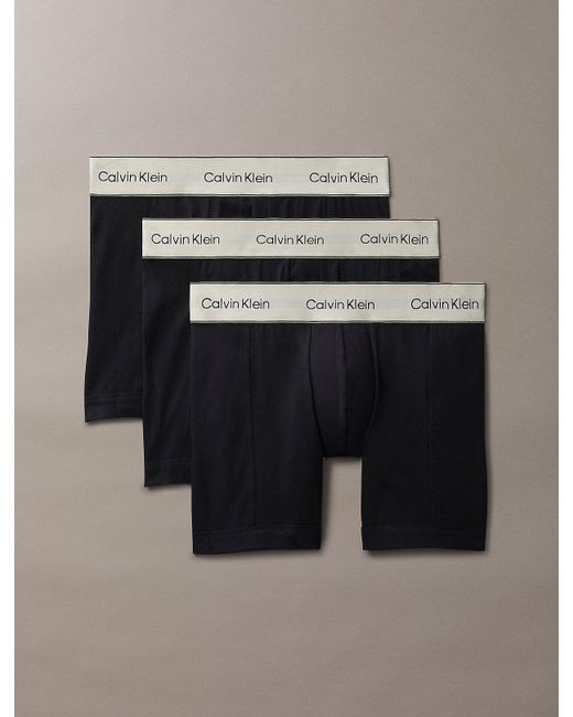 Calvin Klein Multicolor 3 Pack Boxer Briefs for men