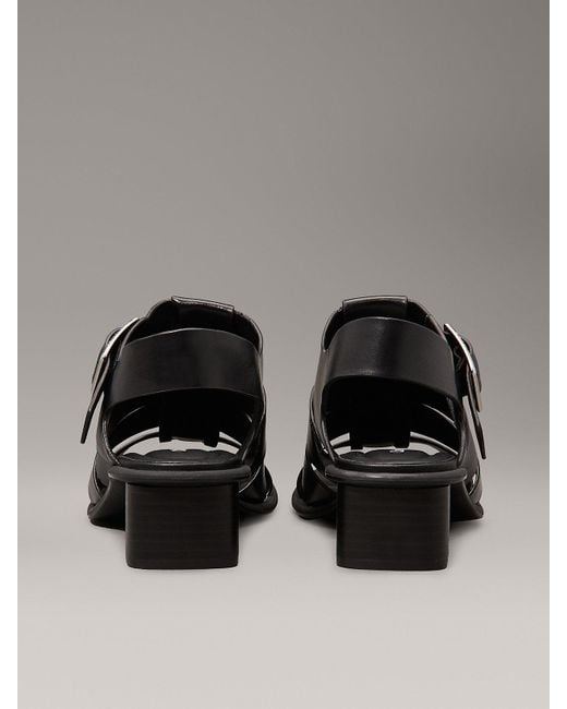 Calvin Klein Multicolor Heeled Fisherman Sandals