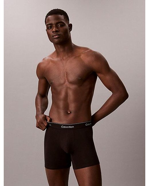 Calvin Klein Black 5 Pack Boxer Briefs for men