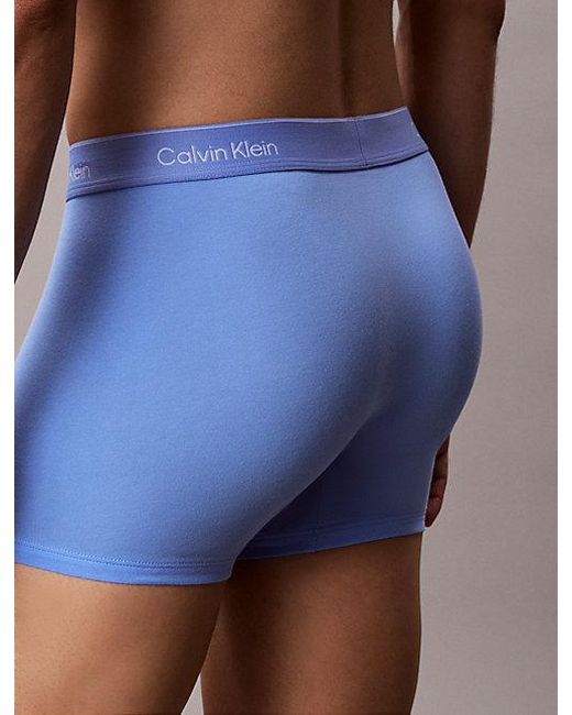 Calvin Klein 5-Pack Korte Boxers in het Blue voor heren