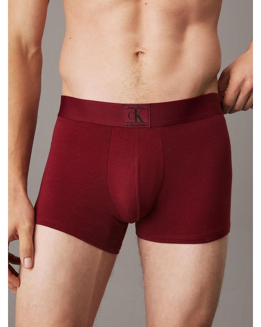 Mens red trunks best sale