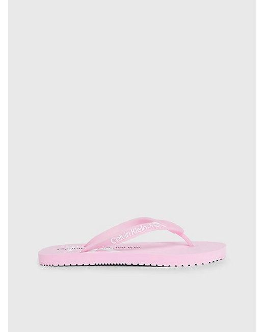 Calvin Klein Slippers in het Pink