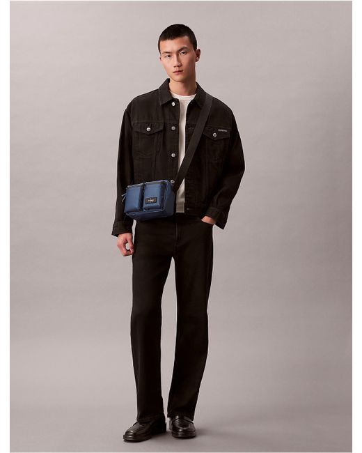 Calvin Klein Blue Utility Camera Bag for men