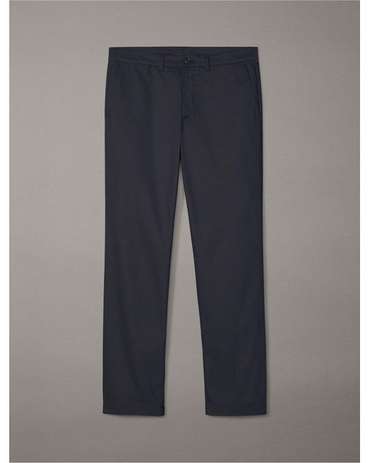 Calvin Klein Multicolor Cotton Stretch Classic Fit Pants for men
