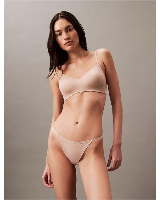 Calvin Klein Natural Ideal Micro String Thong