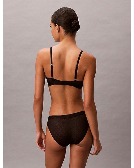 Calvin Klein Bralette in het Black