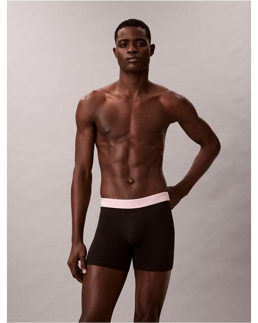 Calvin Klein Multicolor 3 Pack Boxer Briefs for men