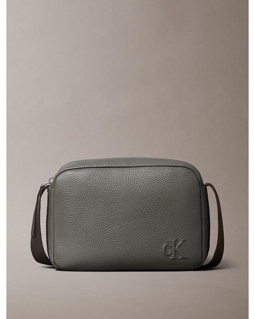 Borsa A Tracolla Per Fotocamera di Calvin Klein in Gray da Uomo