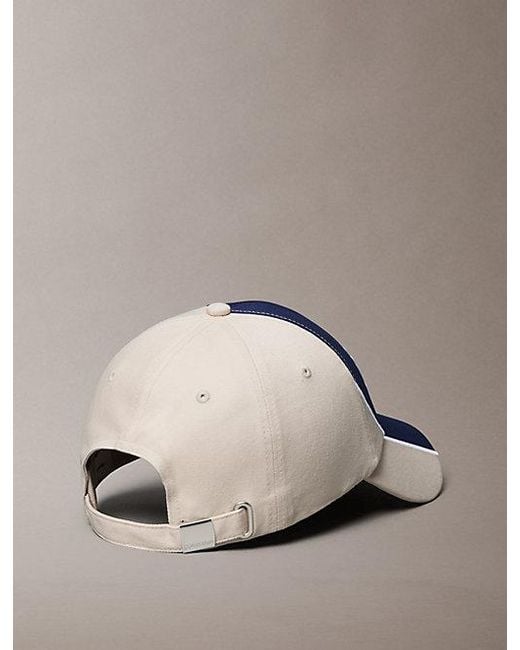 Calvin Klein Blue Heritage Crest Dual Tone Baseball Cap for men