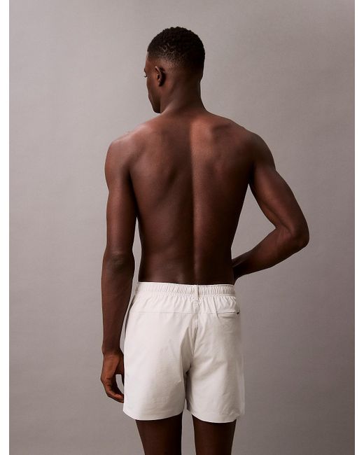 Short De Bain Mi-Longs Avec Cordon De Serrage Calvin Klein pour homme en coloris Natural