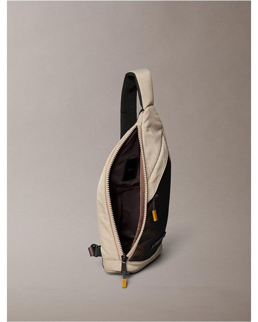 Calvin Klein Multicolor Mesh Front Sling Bag for men