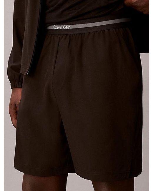 Calvin Klein Brown Sport Water Repellent Performance Gym Shorts for men