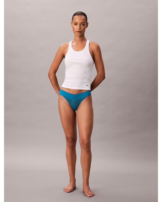 Calvin Klein White Thong