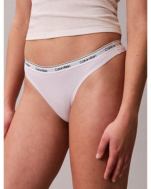 Calvin Klein Multicolor Thong Icon Logo