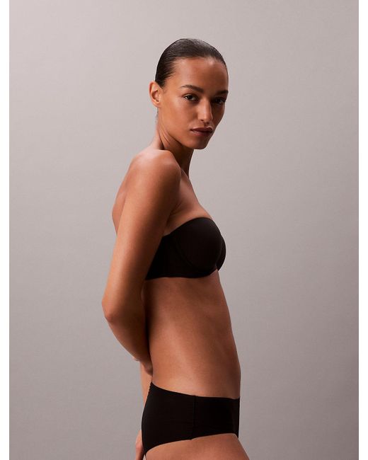 Reggiseno Push-Up Senza Spalline di Calvin Klein in Black