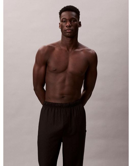 Pantaloni Pigiama di Calvin Klein in Brown da Uomo