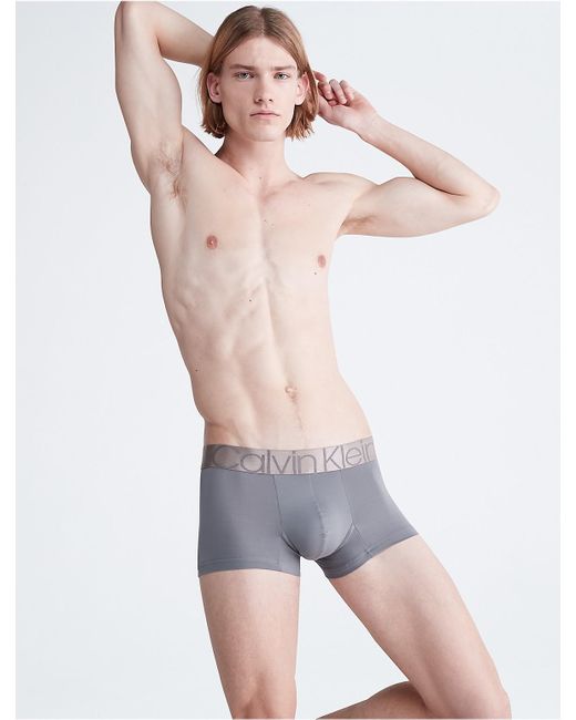Calvin Klein White Icon Micro Low Rise Trunk for men