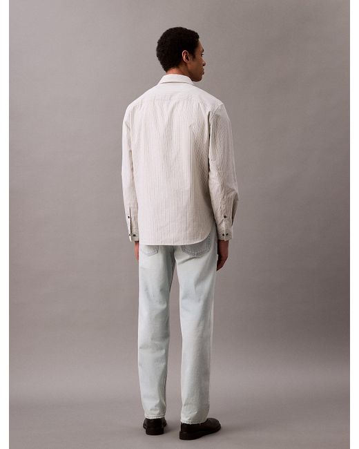 Calvin Klein Gray 90's Straight Jeans for men