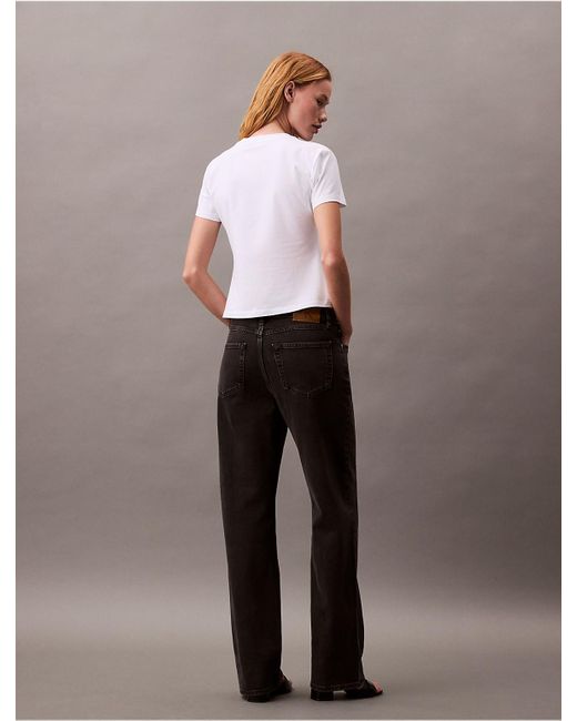 Calvin Klein Brown 90S Straight Jeans