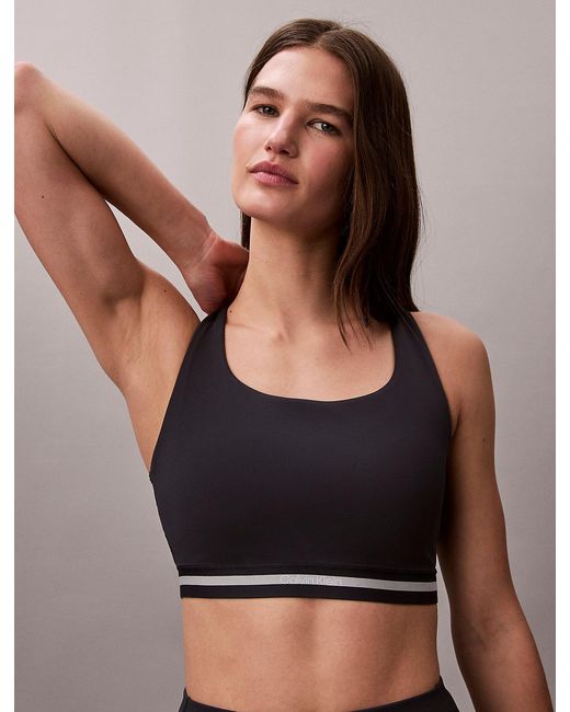 Calvin Klein Multicolor Quick-Dry Medium-Impact Sports Bra