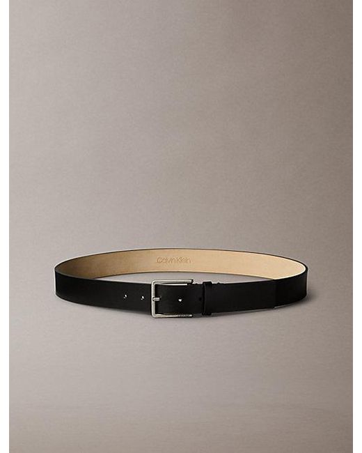 Calvin Klein Brown Full-Grain Leather Belt for men