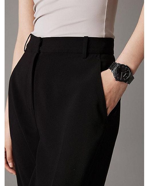 Calvin Klein Black Minimalistic Dial Link Bracelet Watch for men
