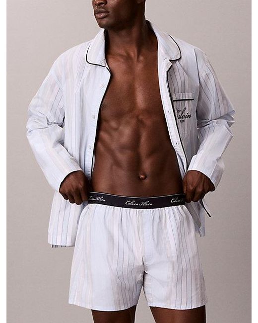 Calvin Klein Multicolor Boxers Cotton Poplin for men