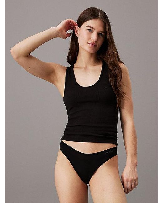 Calvin Klein Black 5Er-Pack Strings Und String-Tangas