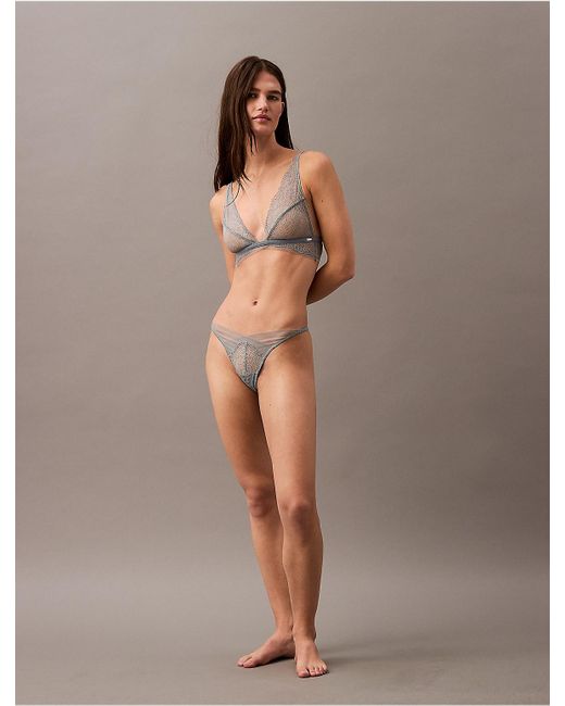 Calvin Klein Brown Triangle Bra