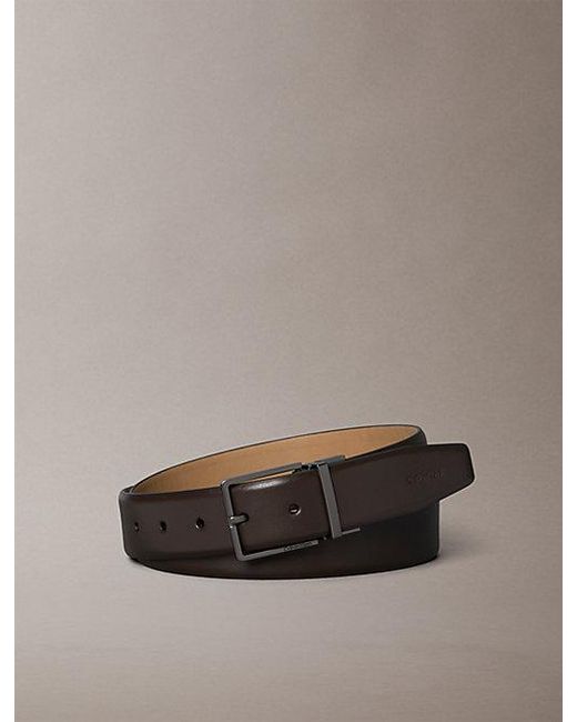 Calvin Klein Brown Full Grain Leather Belt for men