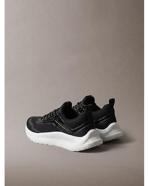 Calvin Klein Brown Ck Curve Lightweight Runner Trainers
