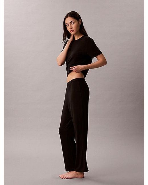 Calvin Klein Brown Pyjama Pants Ultra Soft Modal
